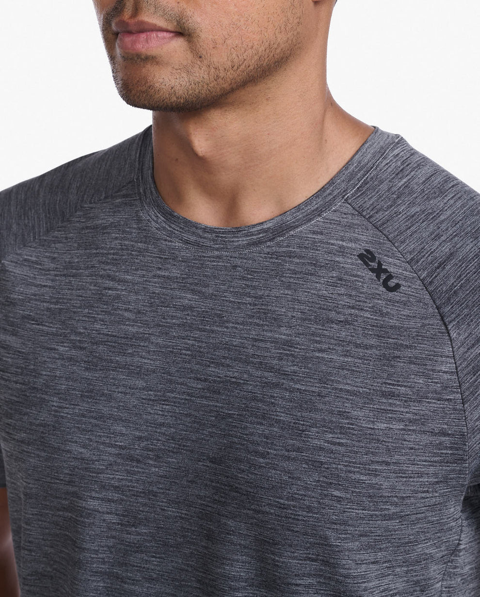 2XU South Africa - Mens Motion Tee - HBM/BLK