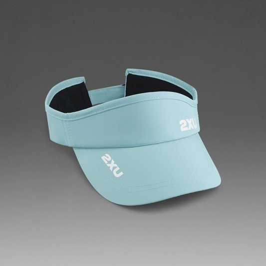 2XU South Africa - Run Visor - RTB/WHT