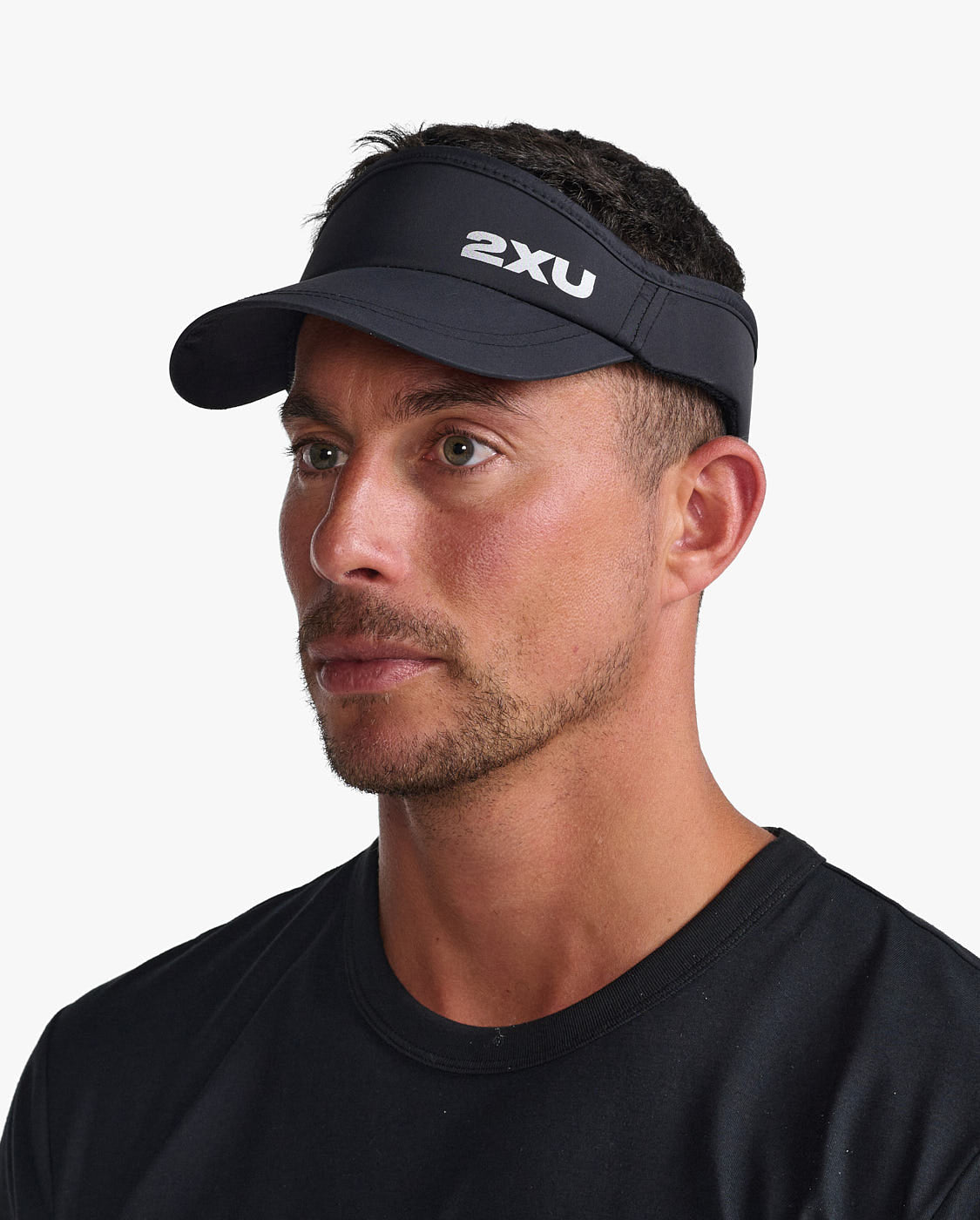 2XU South Africa - Run Visor - Black/Black