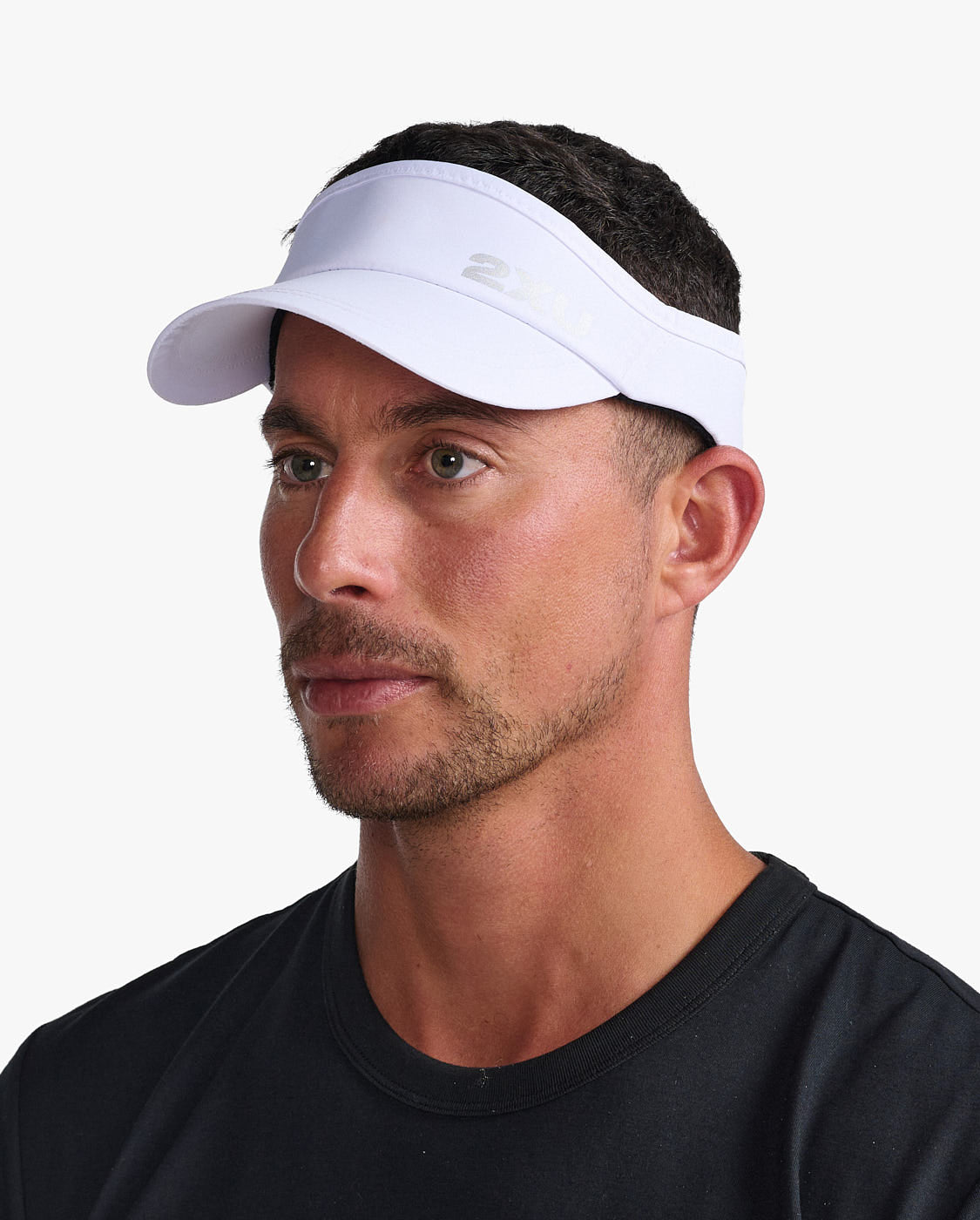 2XU South Africa - Run Visor - White/White