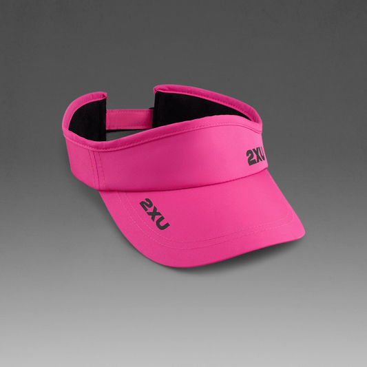2XU South Africa - Run Visor - Fuchsia/Black