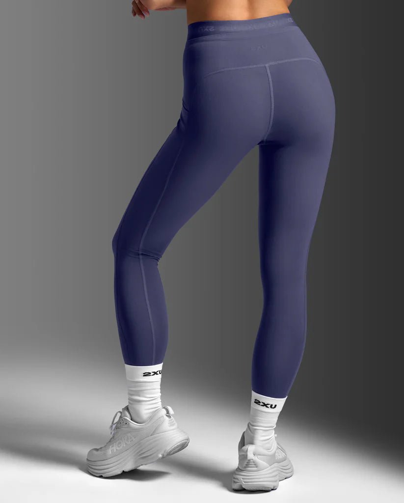 2XU South Africa - Women's Form Stash Hi - Rise Compression Tights - Future Dusk/Future Dusk