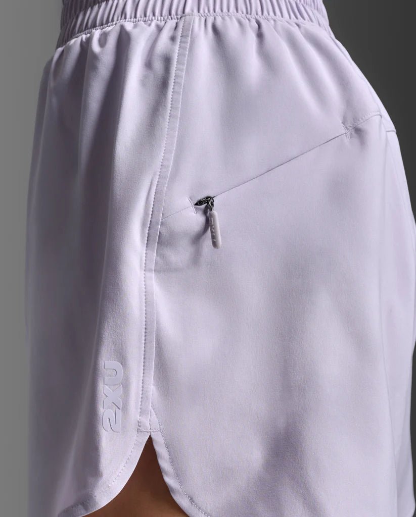 2XU South Africa - 2XU Women's Aero Hi - Rise 4 inch Shorts - VirtualViolet/VioletReflectiv