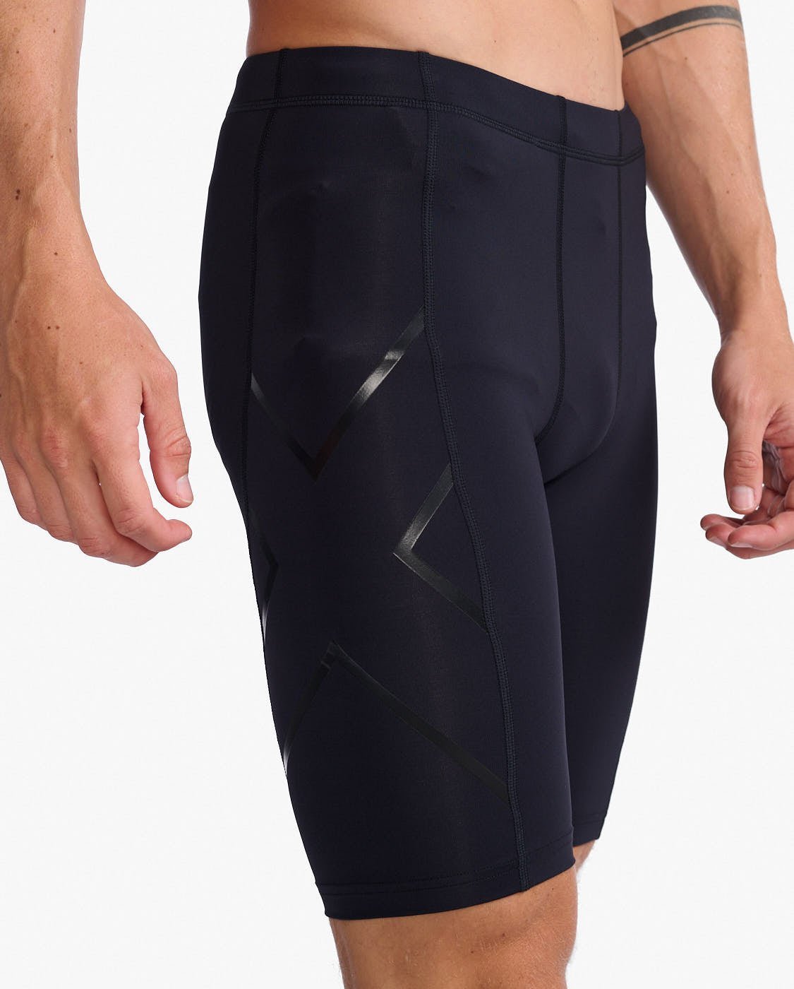 2XU South Africa - Men's Core Compression Shorts - Black - Black/Nero