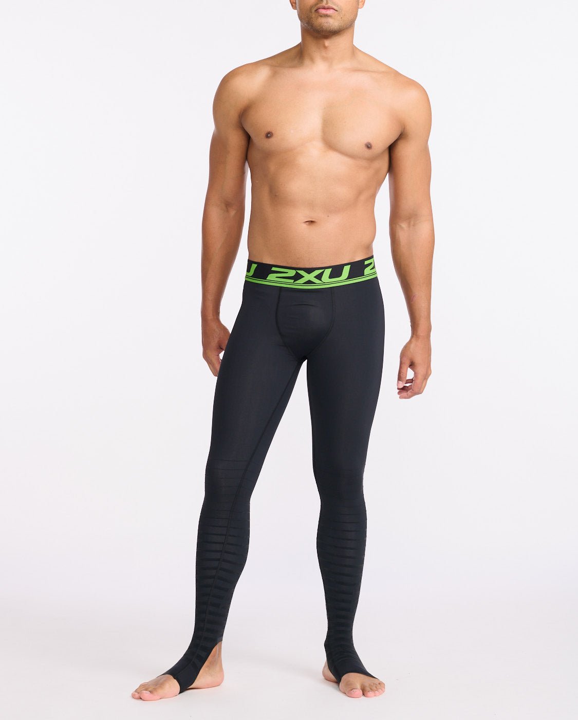 2XU South Africa - Mens Power Recovery Compression Tights - Black/Nero