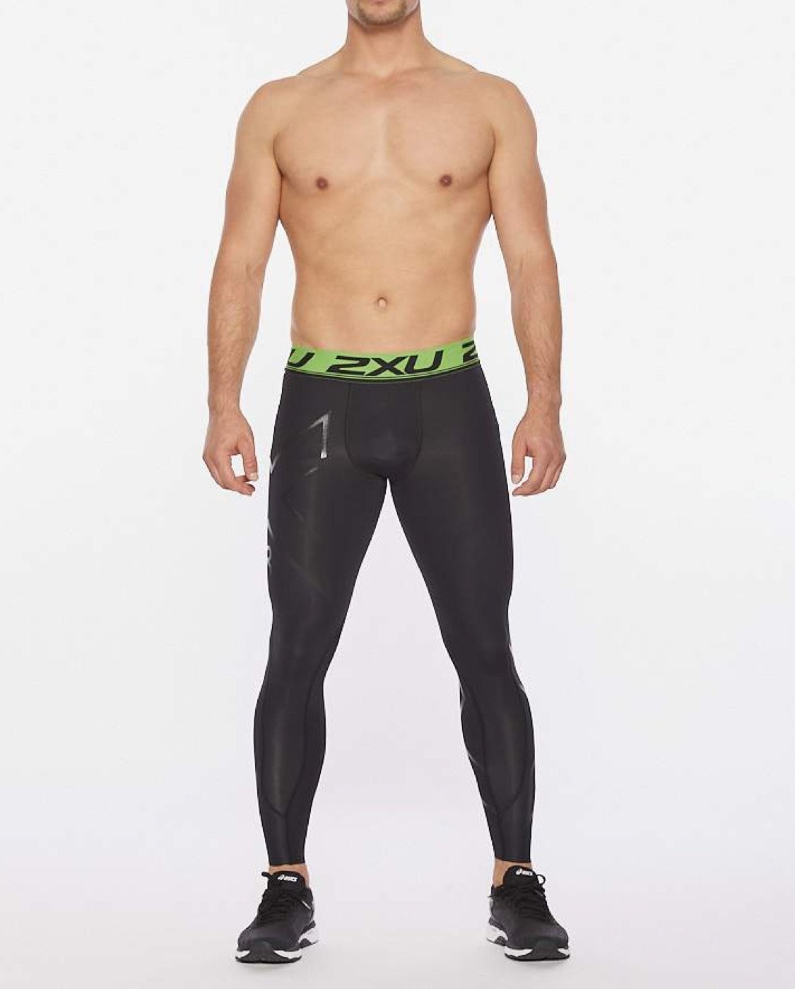 2XU SA - Men's Refresh Recovery Compression Tights - Black/Nero