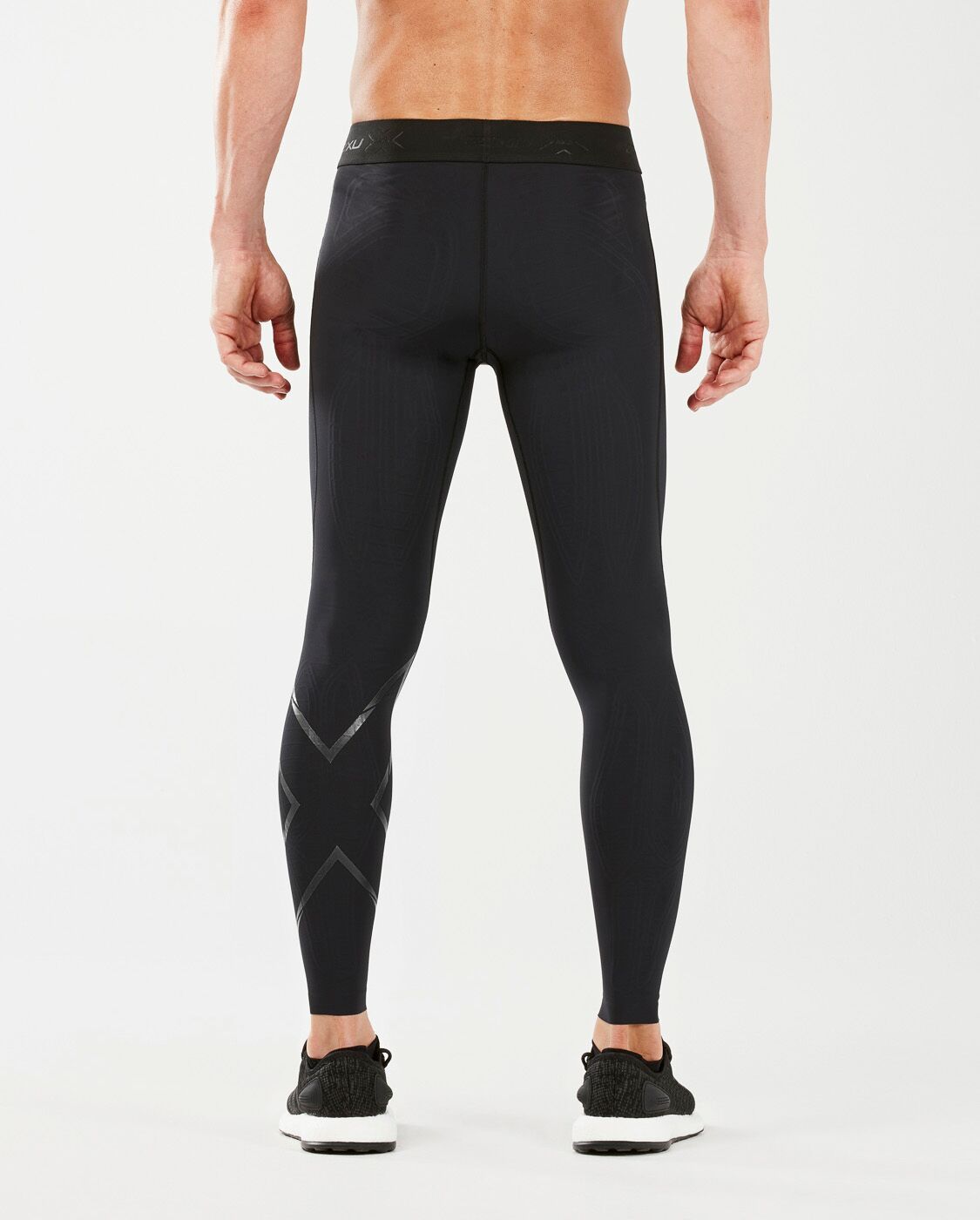 2XU South Africa - Men's Force Compression Tights - Black/Nero