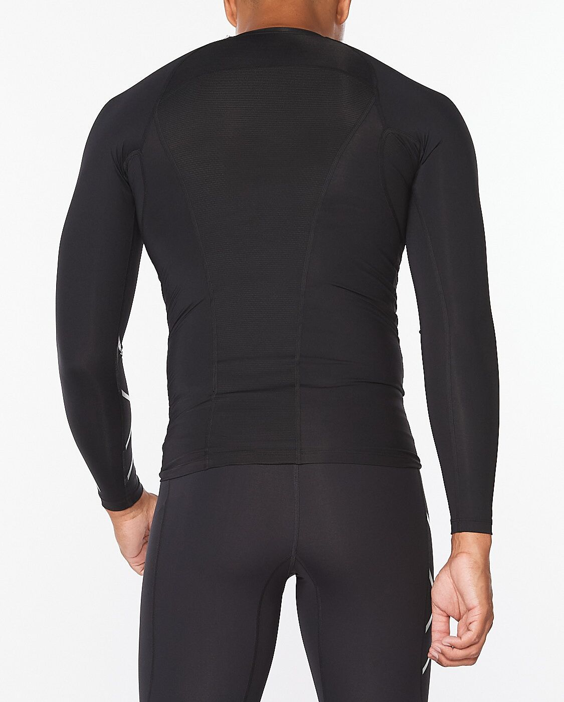 2XU South Africa - Men's Core Compression Long Sleeve - Black/Silver