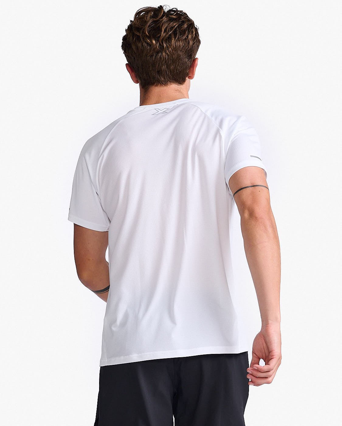 2XU South Africa - Men's Aero Tee - White/Silver Reflective