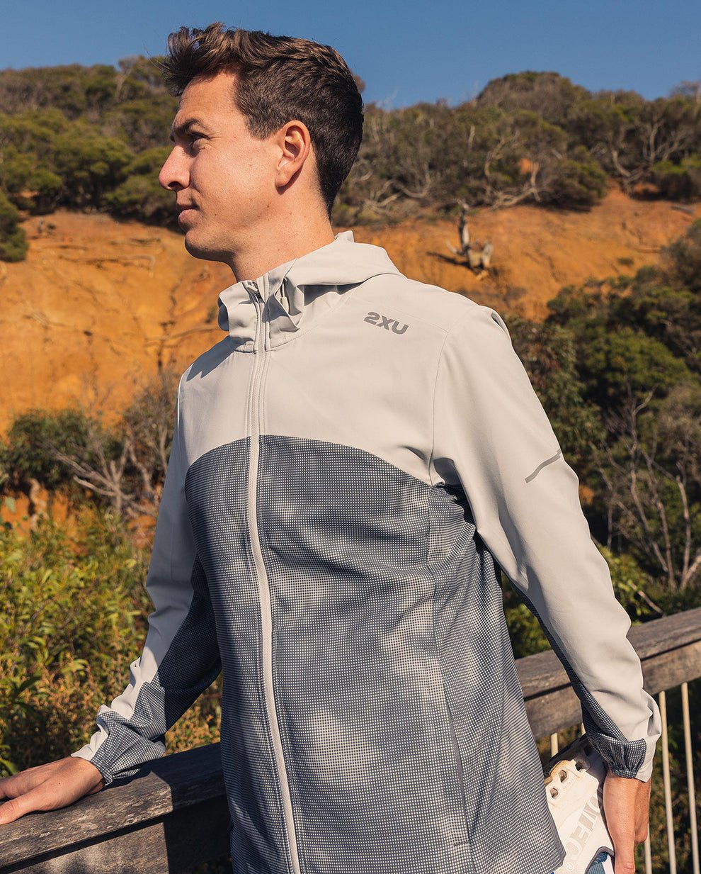 2XU South Africa - Mens Aero Jacket - HBM/HCT