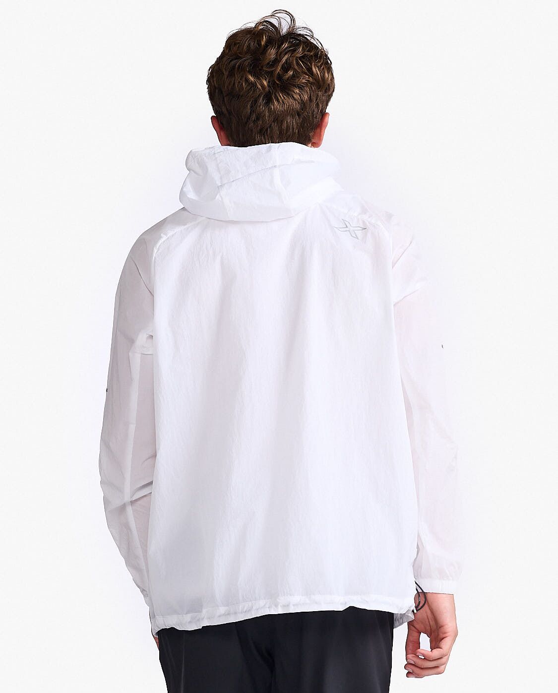 2XU South Africa - Mens Aero Windbreaker - White/Silver Reflective