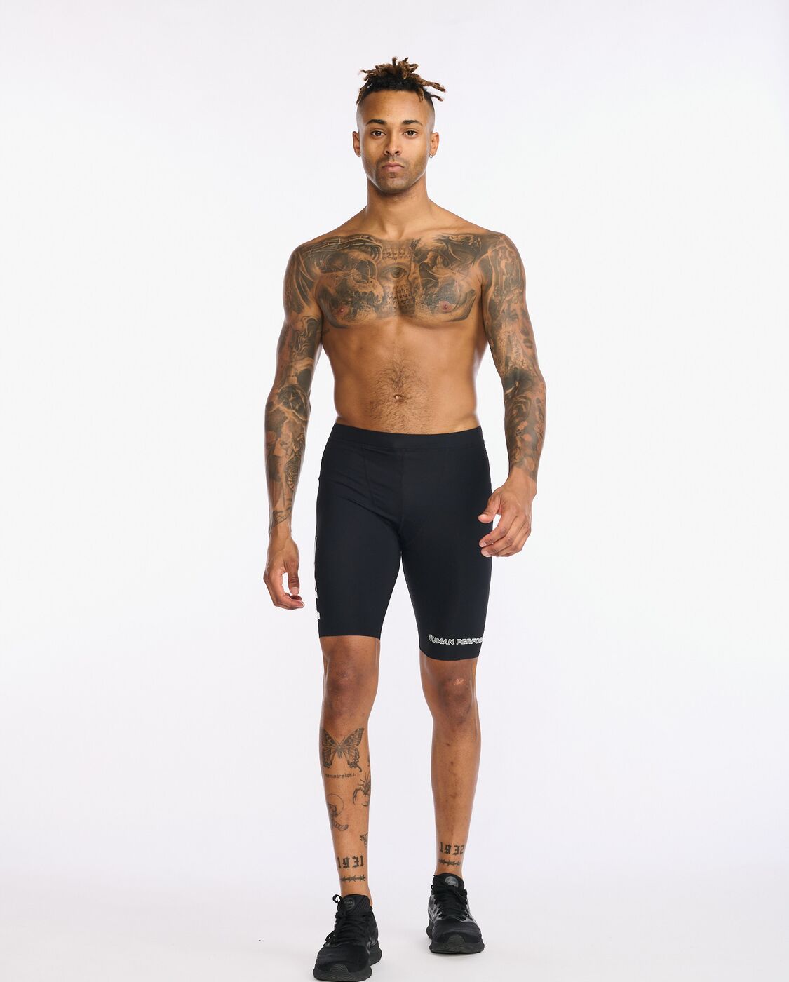 2XU South Africa - Mens Aero 9 Inch Tri Short - Black/White