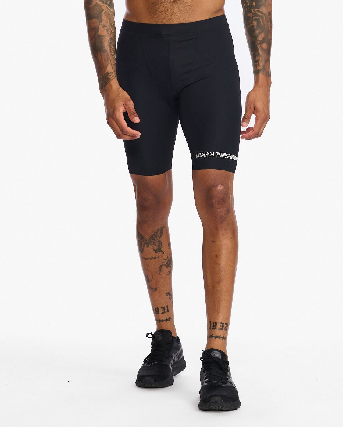 2XU South Africa - Mens Aero 9 Inch Tri Short - Black/White