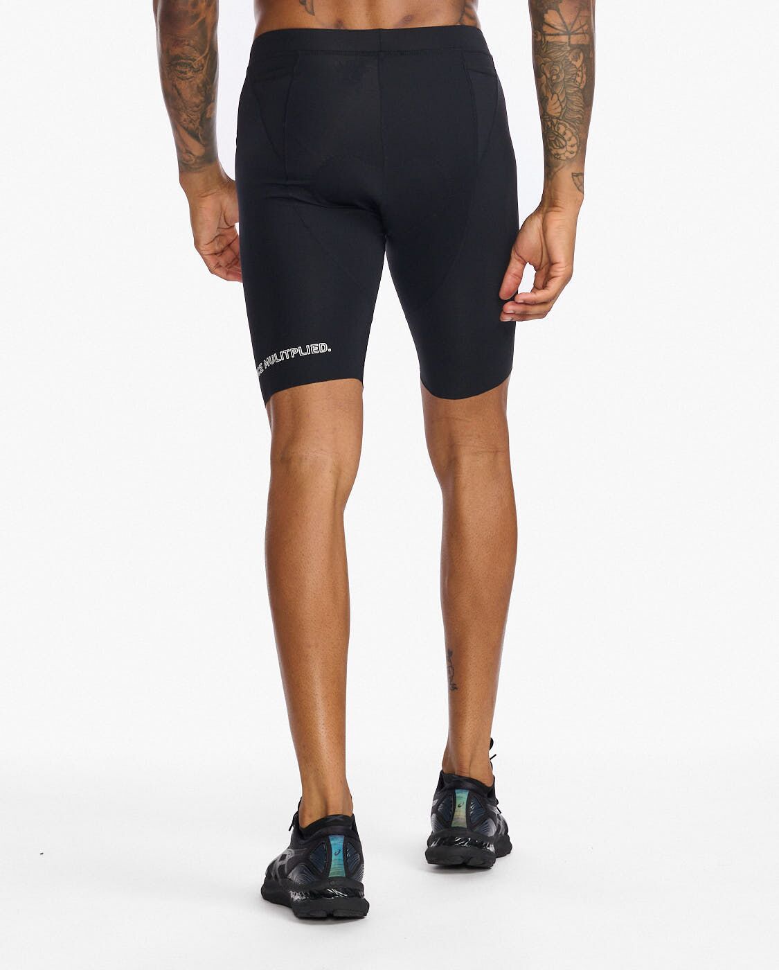 2XU South Africa - Mens Aero 9 Inch Tri Short - Black/White