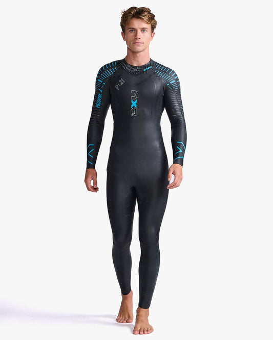 2XU South Africa - Men's Propel:2 Wetsuit - Black/Aloha