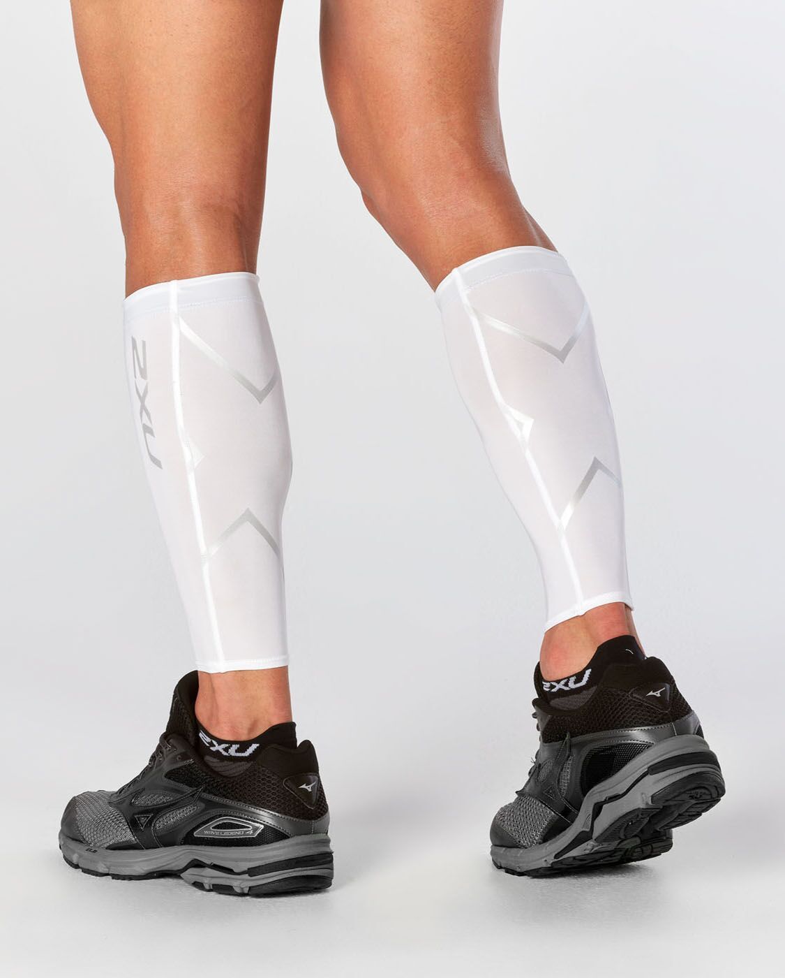 2XU South Africa - Compression Calf Guards - White/White