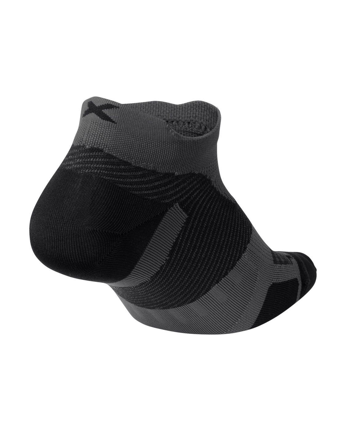 2XU South Africa - Vectr Ultralight No Show Socks - Titanium/Black