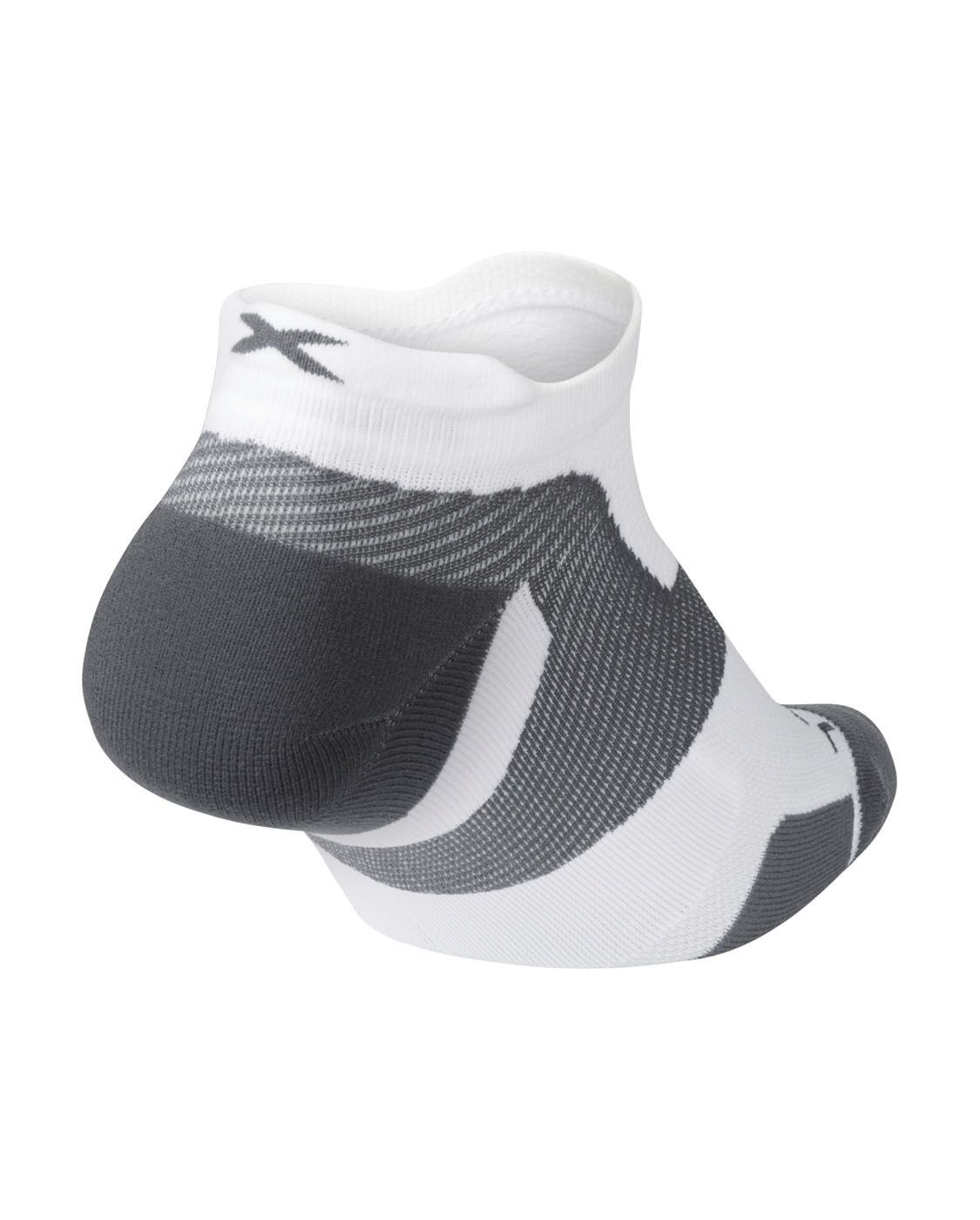 2XU South Africa - Vectr Light Cushion No Show Sock - White/Grey