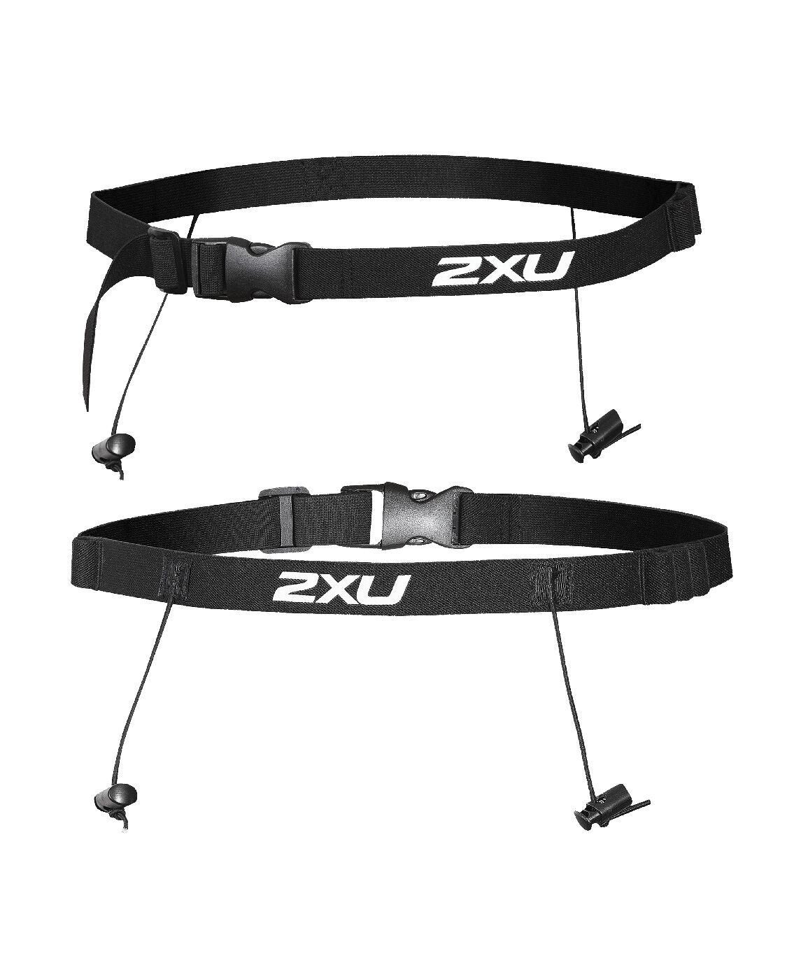 2XU South Africa - Nutrition Race Belt - Black/Black