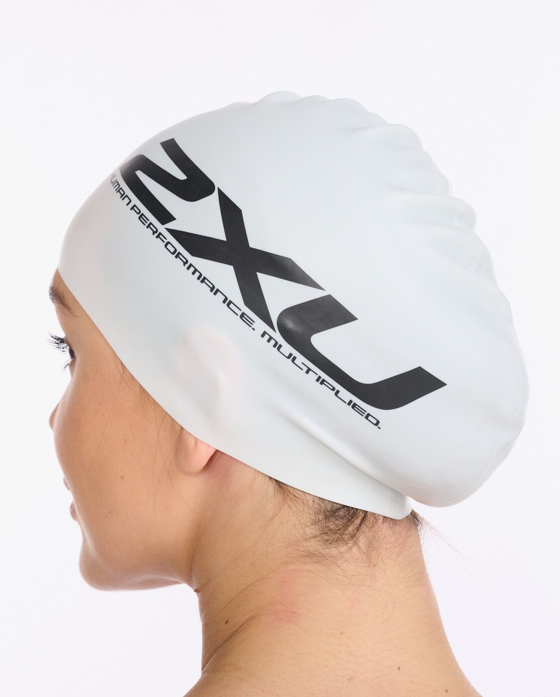 2XU South Africa - Silicone Swim Cap - WHT/WHT