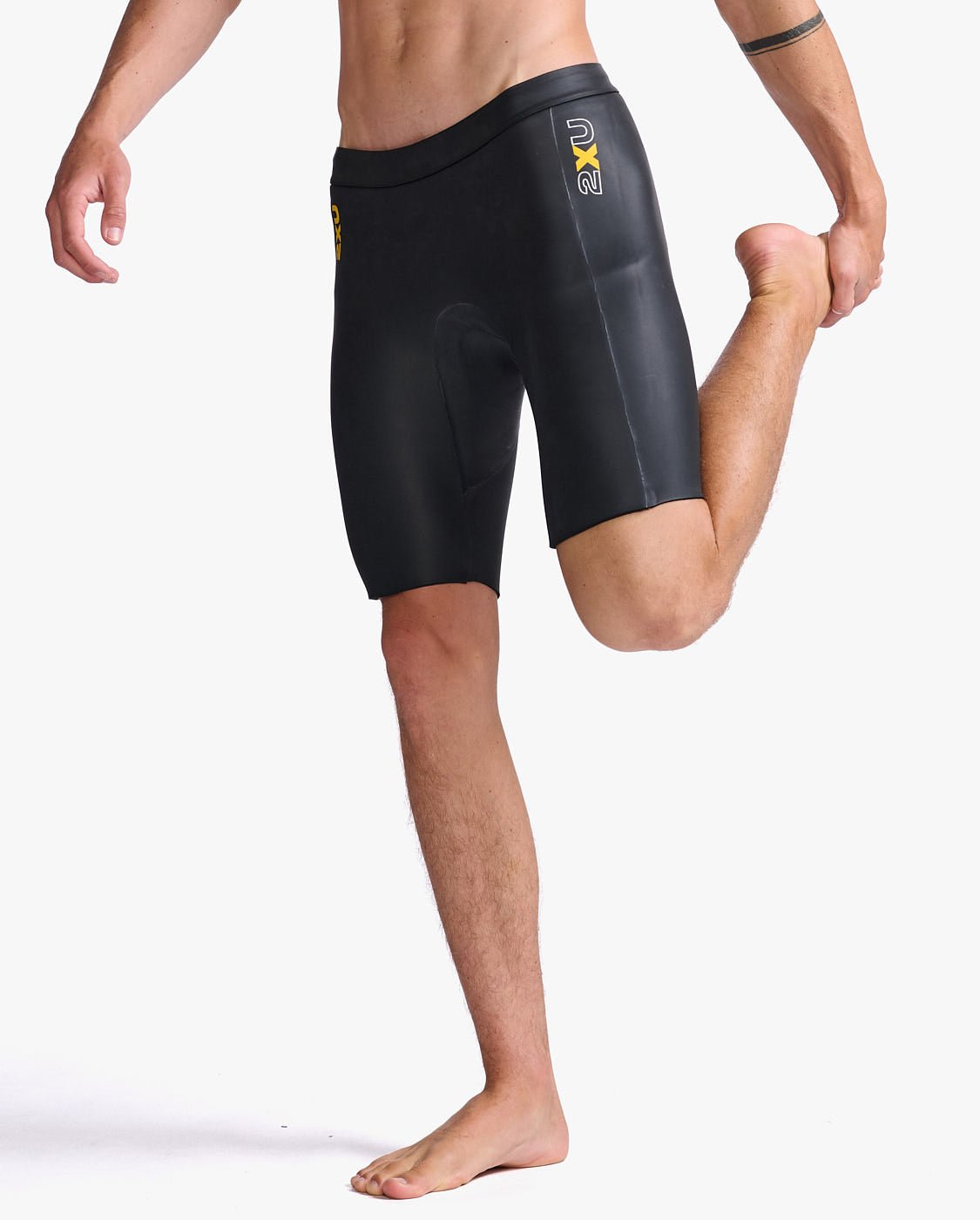 2XU South Africa - Unisex Propel Buoyancy Short - Black/Ambition