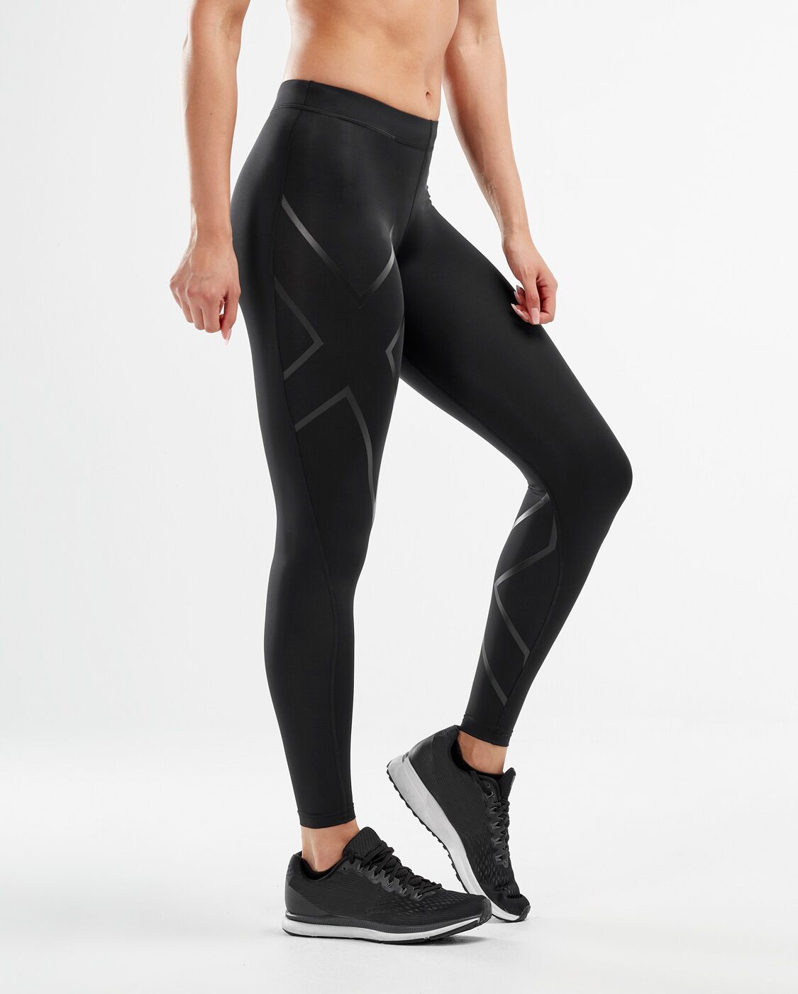 2XU South Africa - Women's Core Compression Tights - Black/Nero