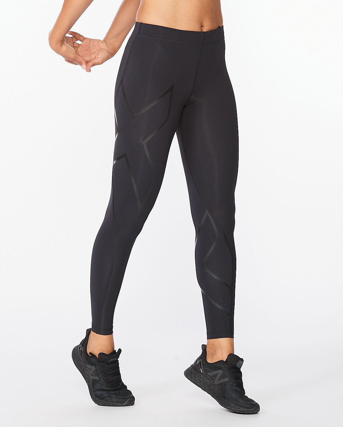 2XU South Africa - Women's Core Compression Tights - Black/Nero