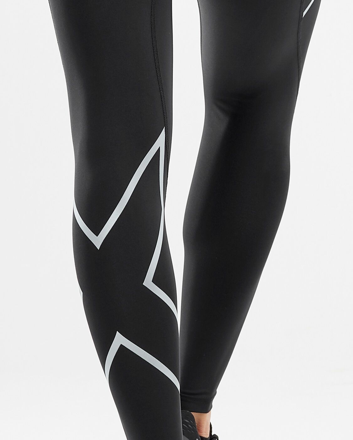 2XU South Africa - Women's Core Compression Tights - Black/Silver