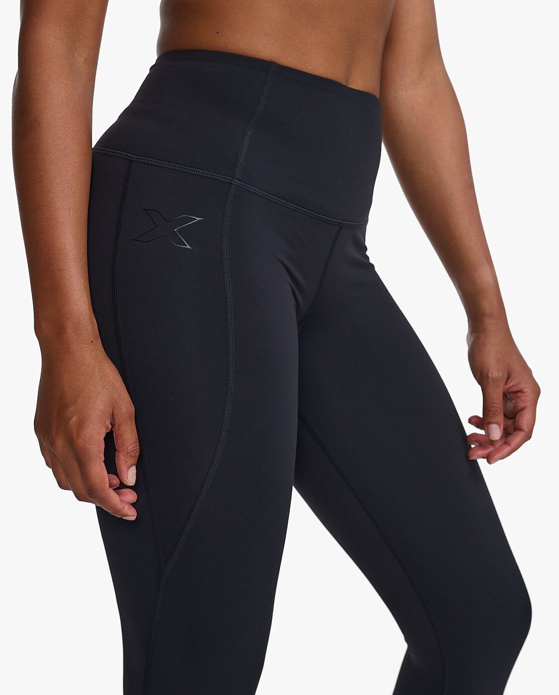 2XU South Africa - Womens Form Hi-Rise Comp 7/8 Tight - BLK/BLK