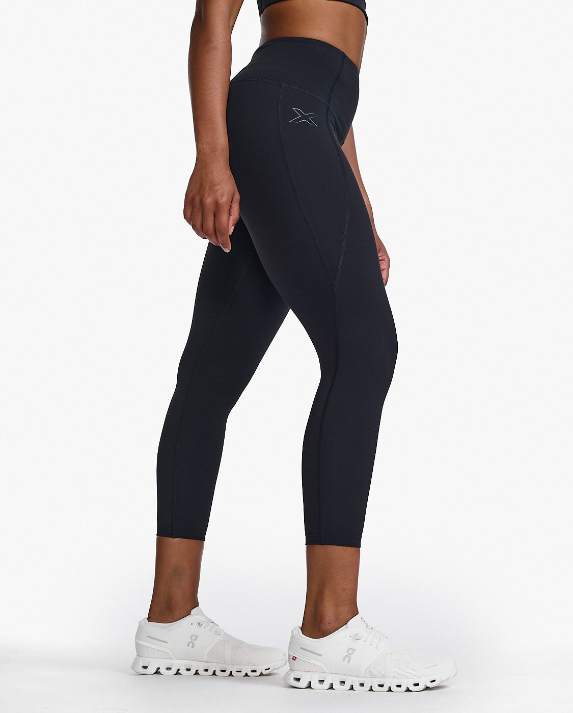 2XU South Africa - Womens Form Hi-Rise Comp 7/8 Tight - BLK/BLK