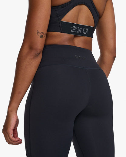 2XU South Africa - Womens Form Hi-Rise Comp 3/4 Tight - BLK/BLK