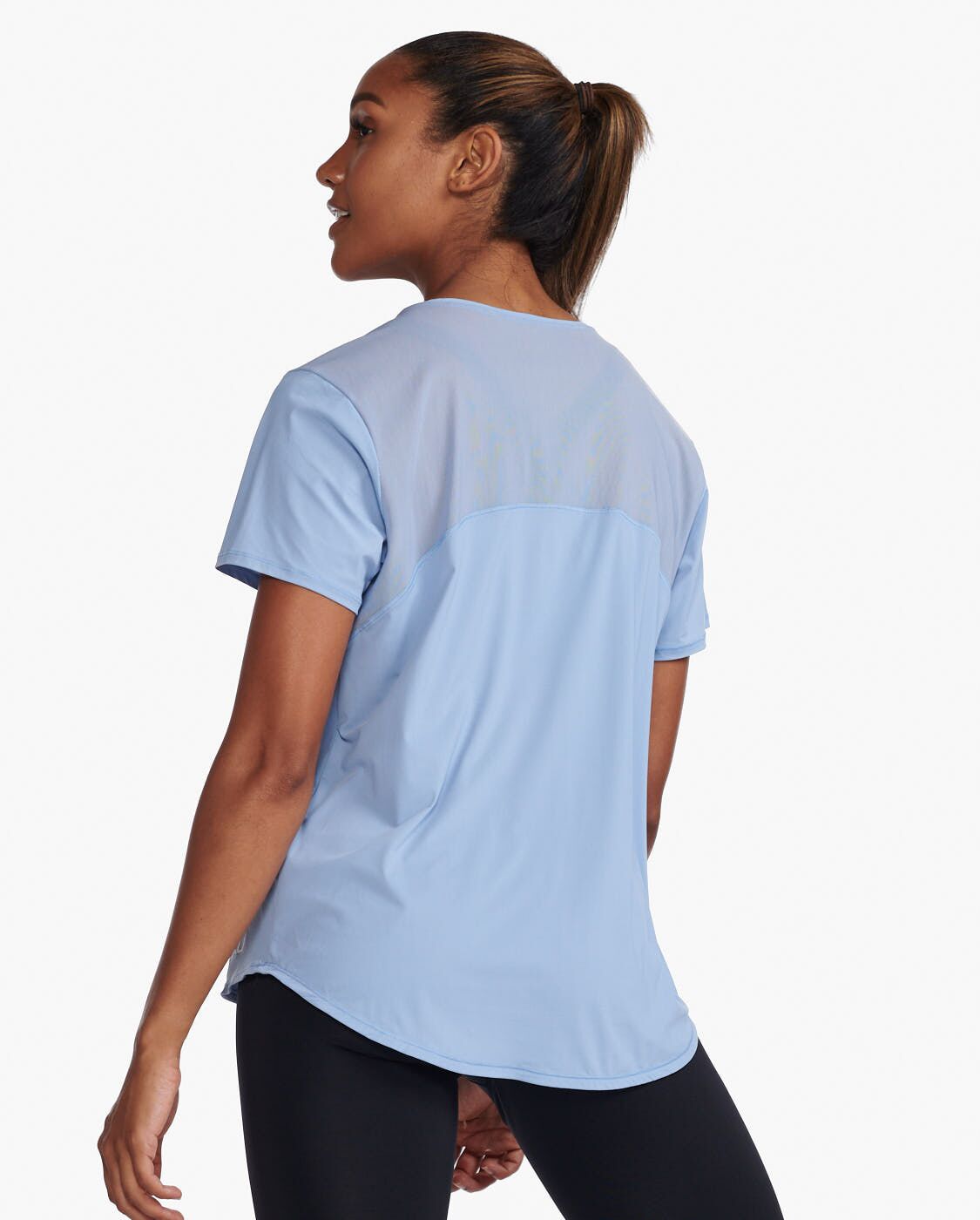 2XU South Africa - Womens Motion Mesh Tee - Forever/White