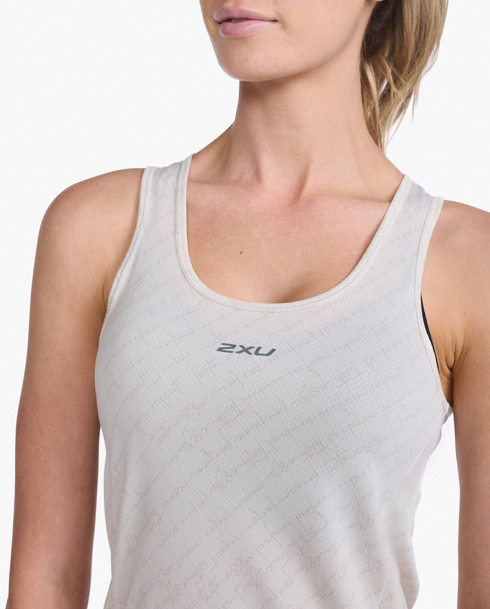 2XU South Africa - Women's Light Speed Running Vest - TTY Script/Black Reflective