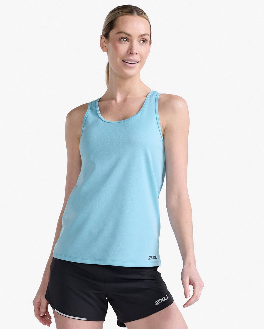 2XU South Africa - Women's Aero Training Vest - Bluejay/Black Reflective