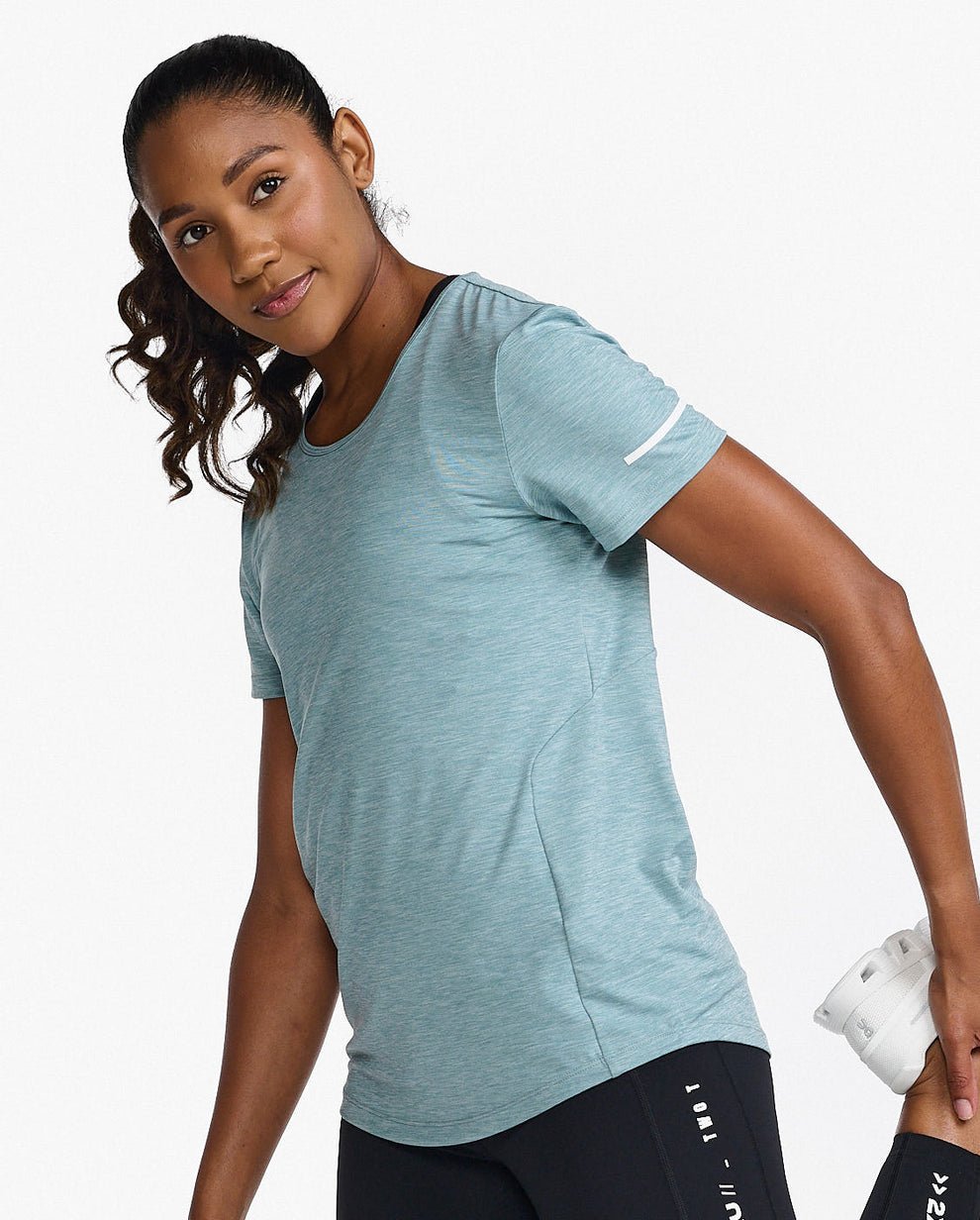 2XU South Africa - Womens Motion Tee - CMB/WHT