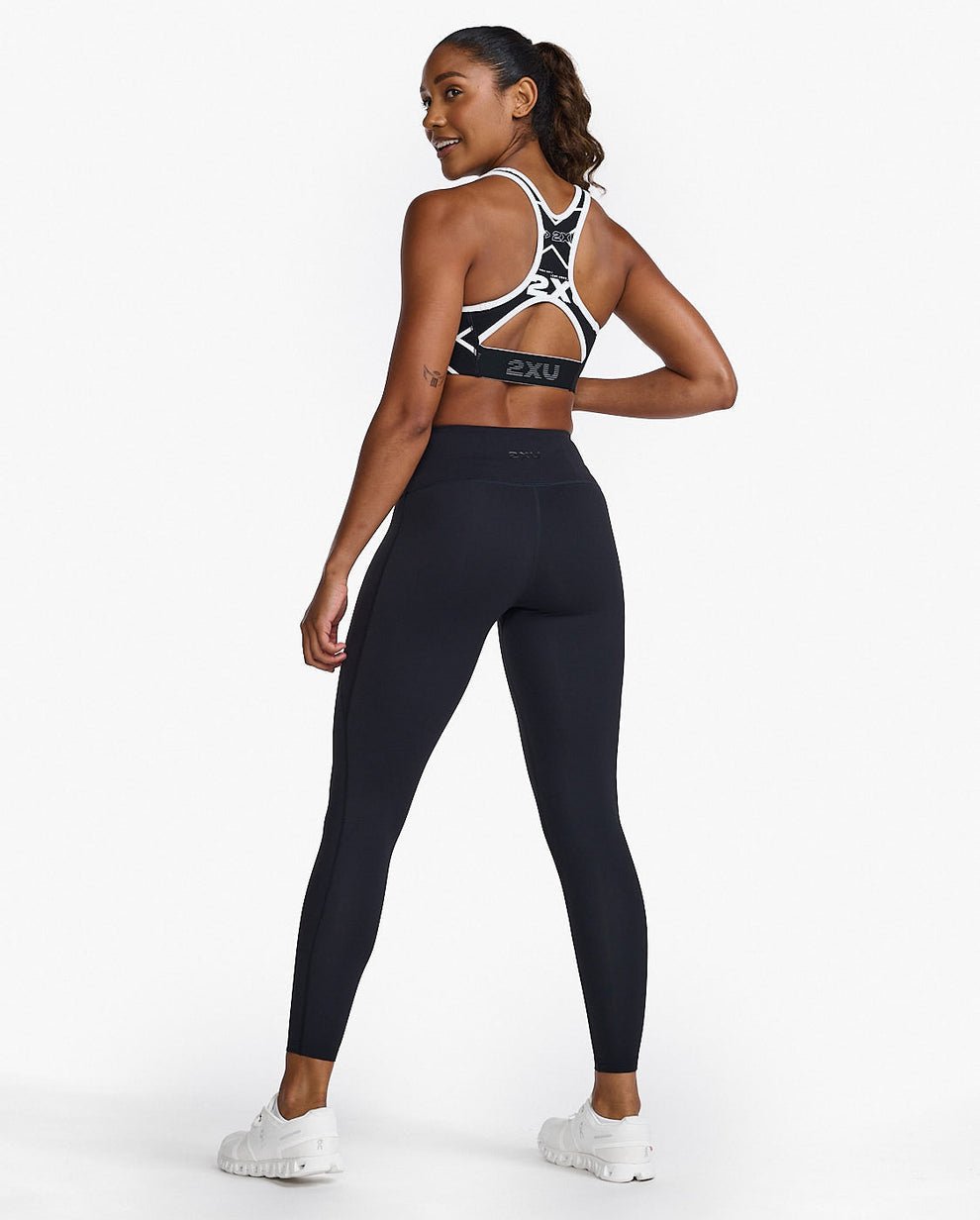 2XU South Africa - Womens Motion Racerback Bra - BLK/WHT