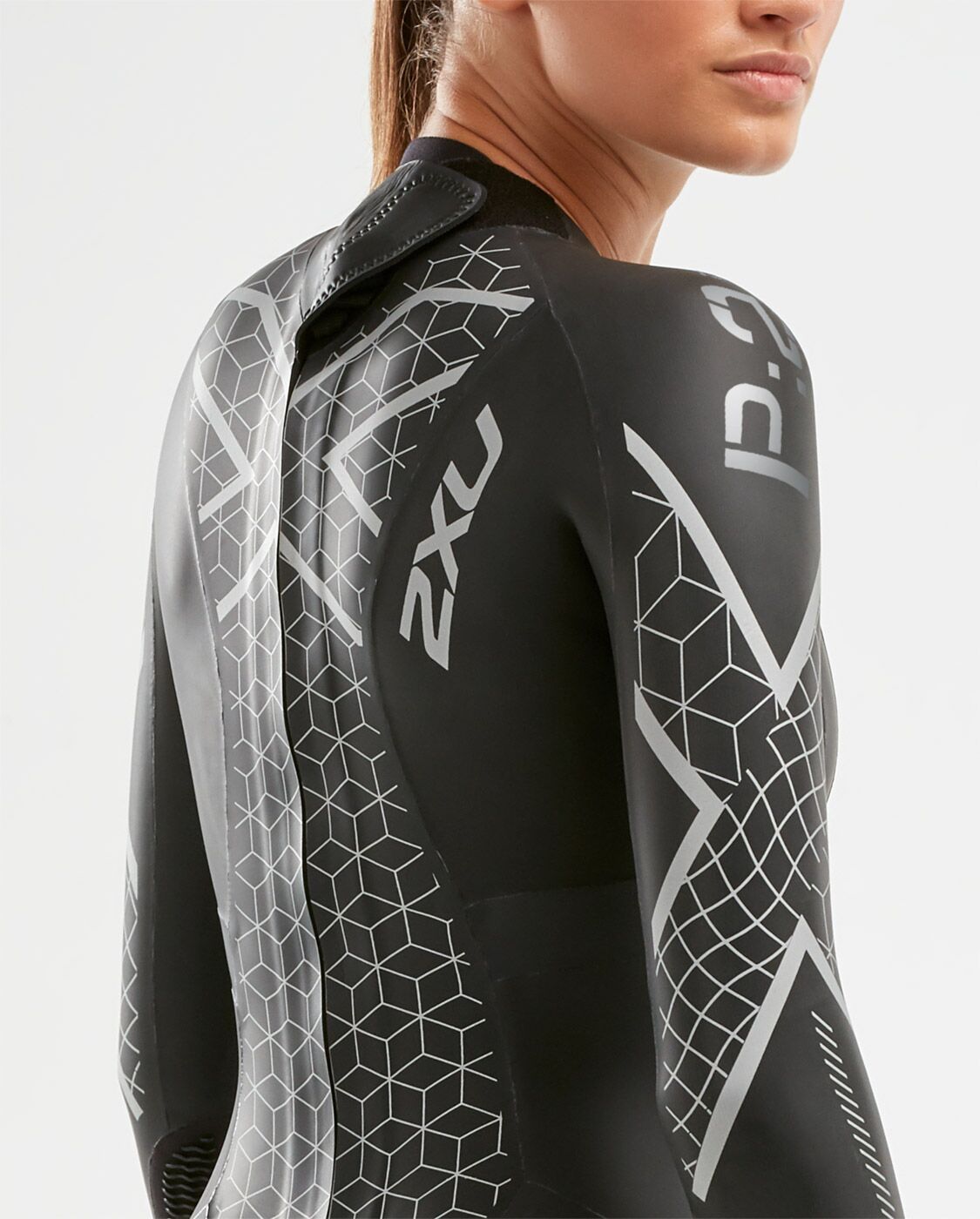 2XU SA - Women's Propel:2 Wetsuit - Black/Textural Geo