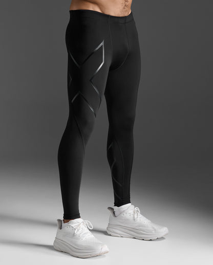 2XU South Africa - Men's Core Compression Tights - Black/Black