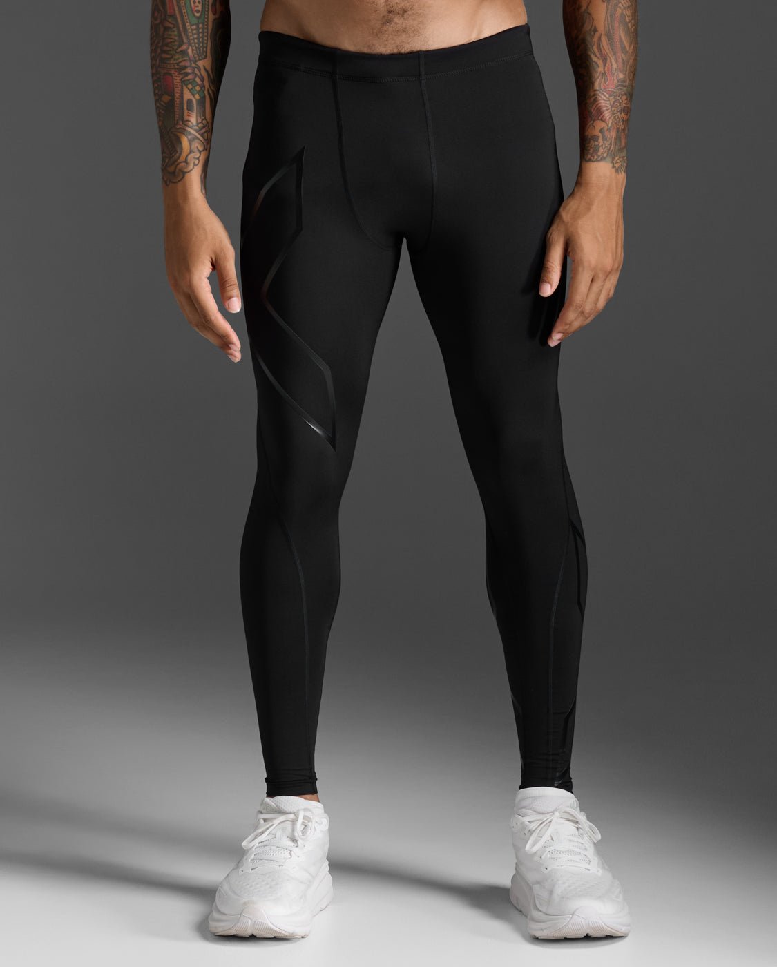 2XU South Africa - Men's Core Compression Tights - Black/Black