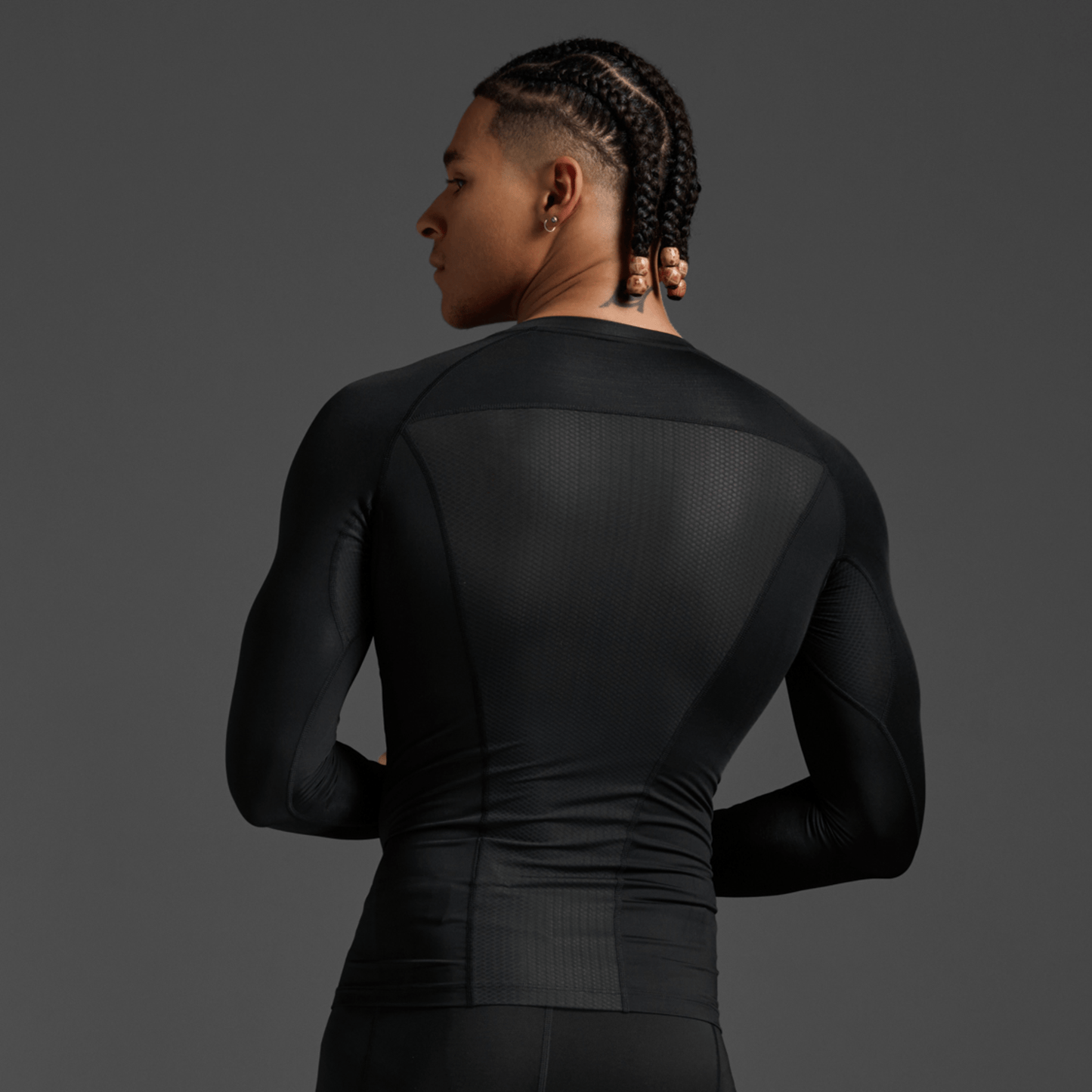 2XU South Africa - Men's Core Compression Long Sleeve - Black/Black