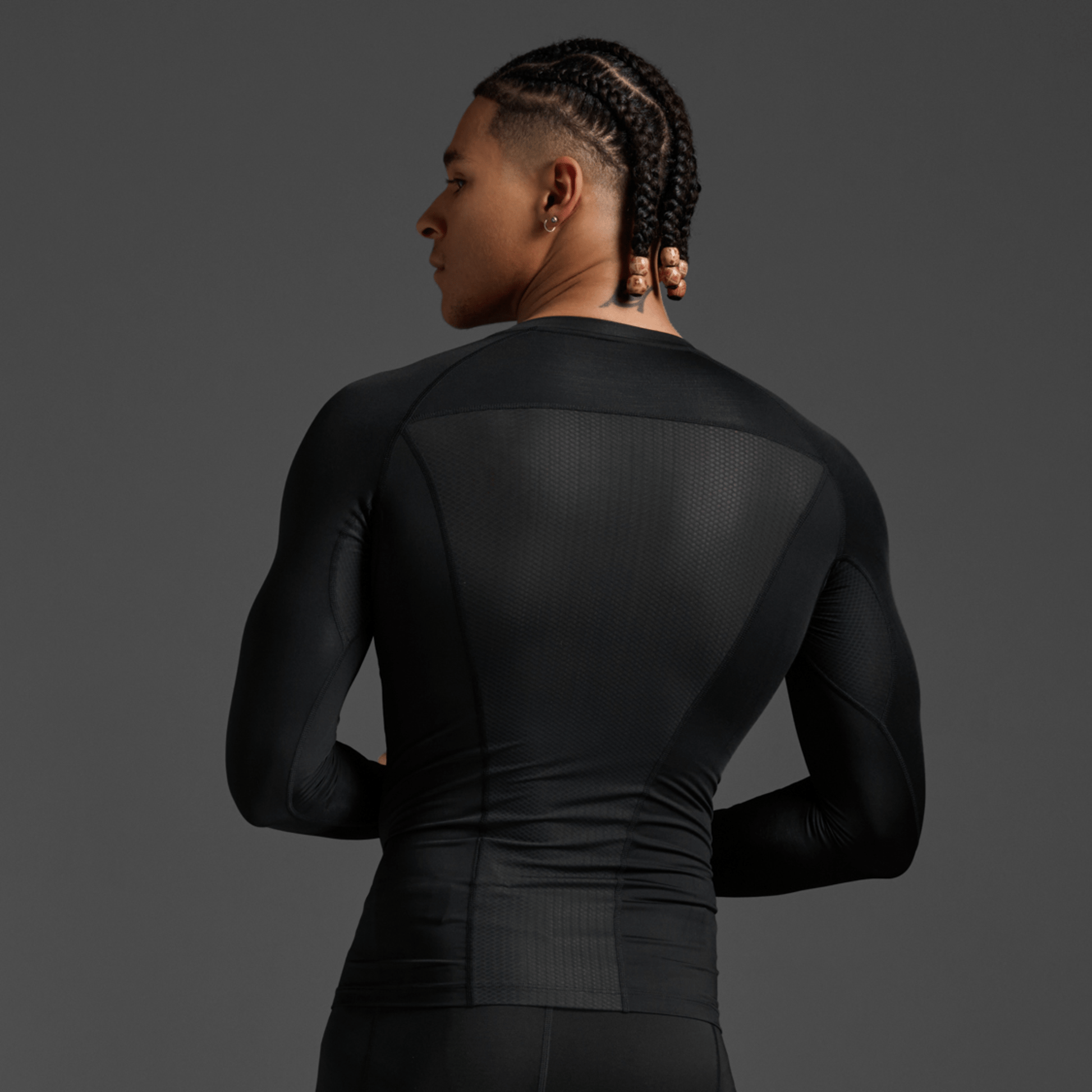 2XU South Africa - Men's Core Compression Long Sleeve - Black/Black