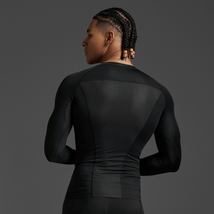 2XU South Africa - Men's Core Compression Long Sleeve - Black/Black