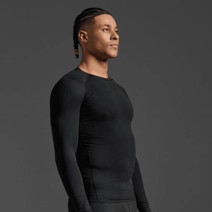 2XU South Africa - Men's Core Compression Long Sleeve - Black/Black