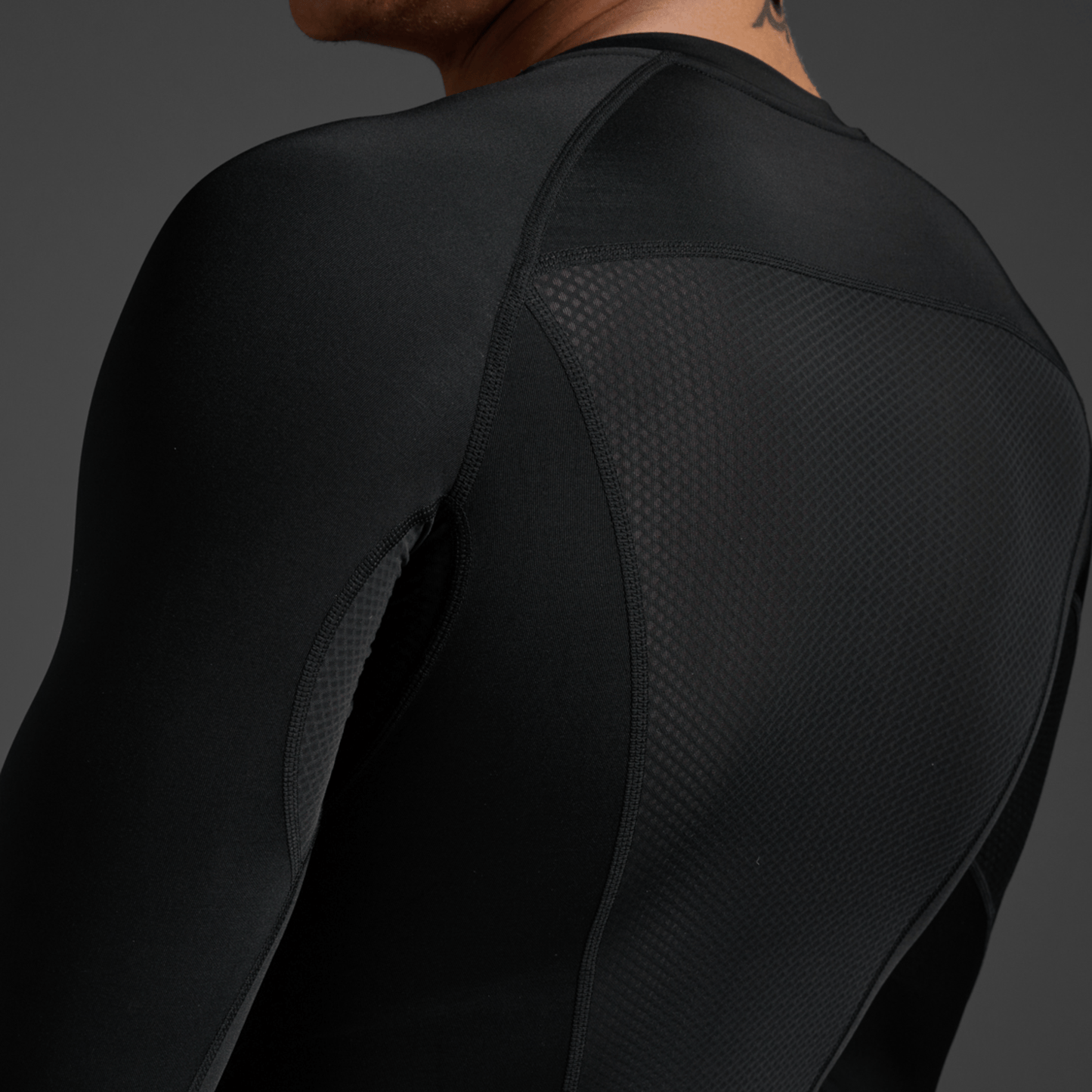 2XU South Africa - Men's Core Compression Long Sleeve - Black/Black