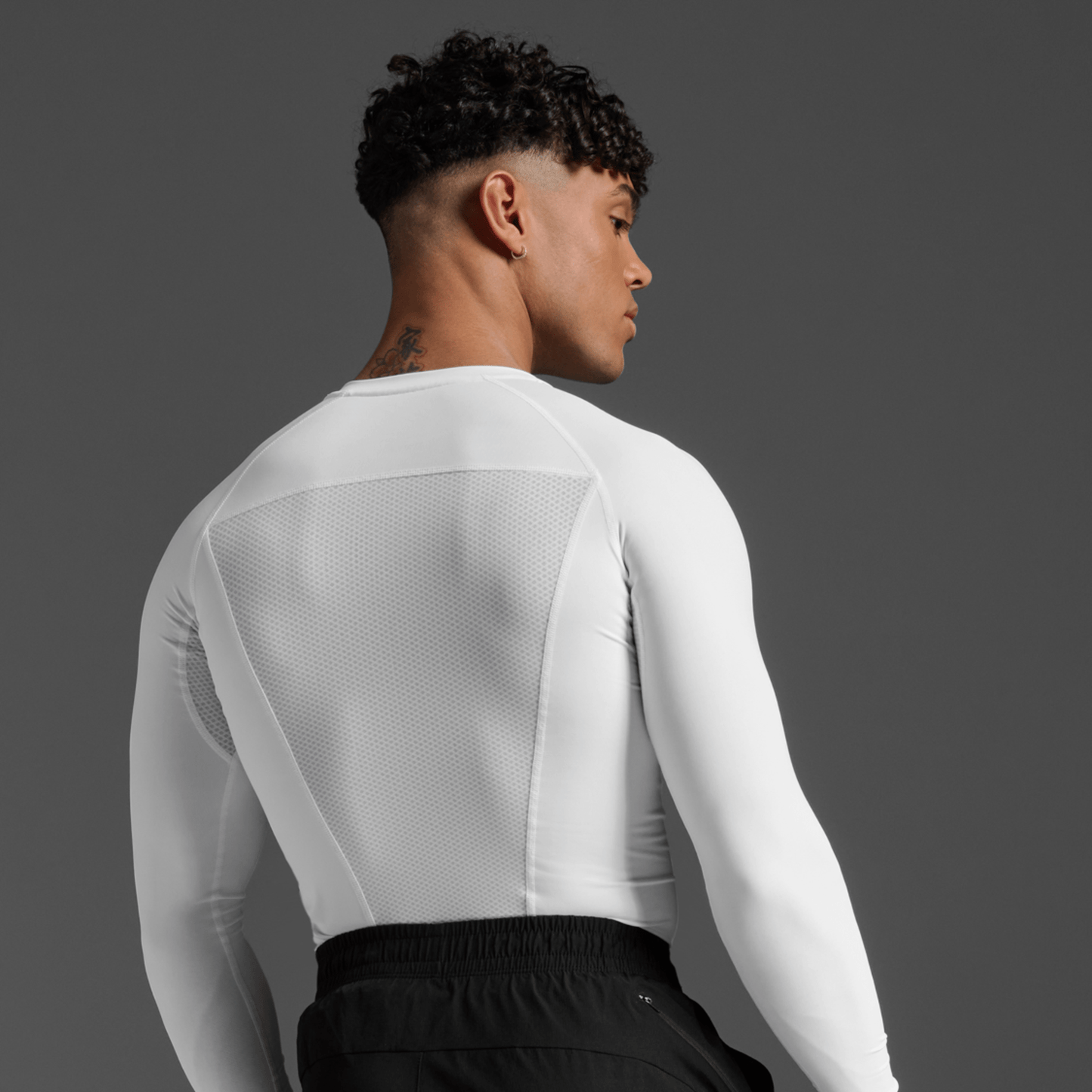 2XU South Africa - Men's Core Compression Long Sleeve - White / White