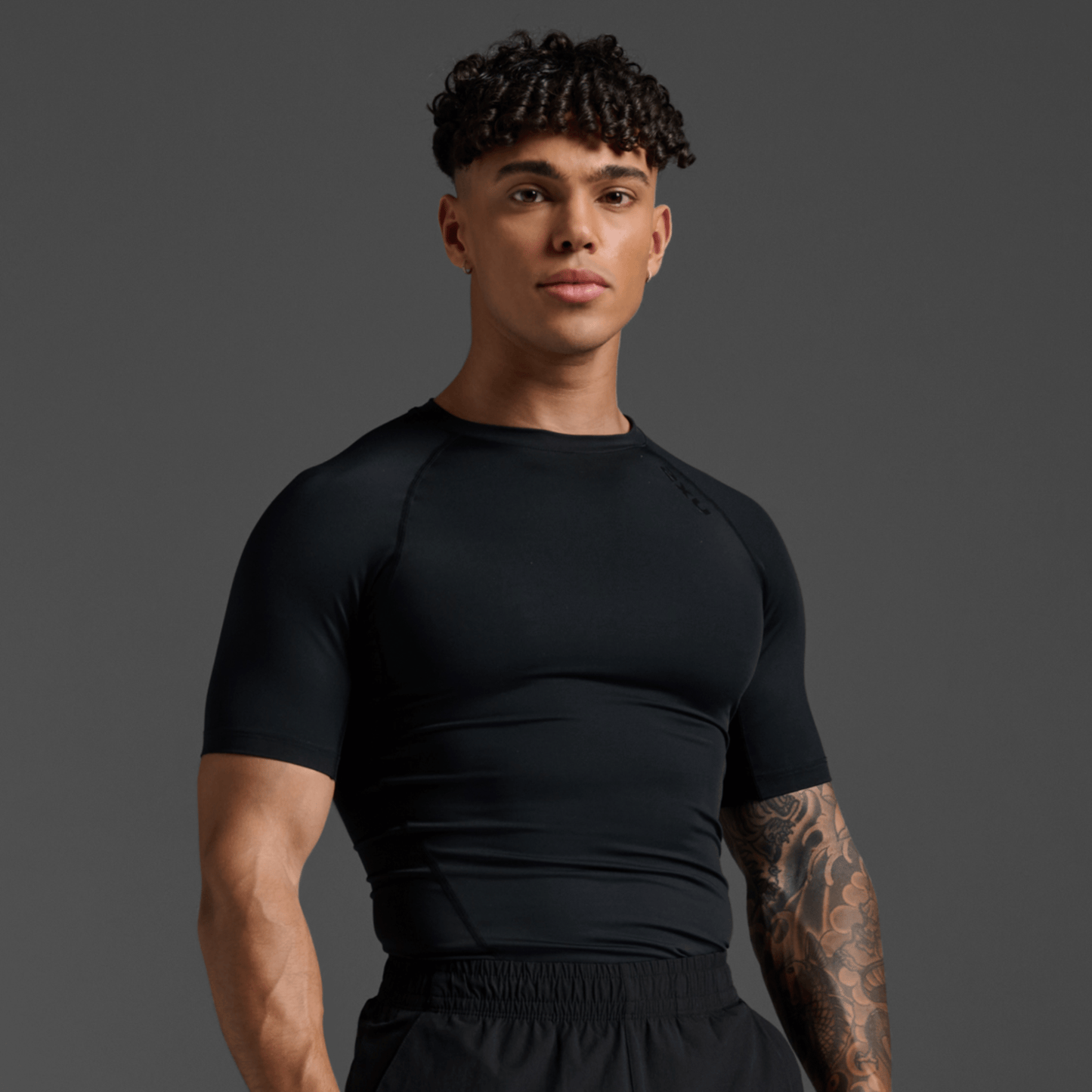 2XU South Africa - Men's Core Compression Short Sleeve - Black/Black