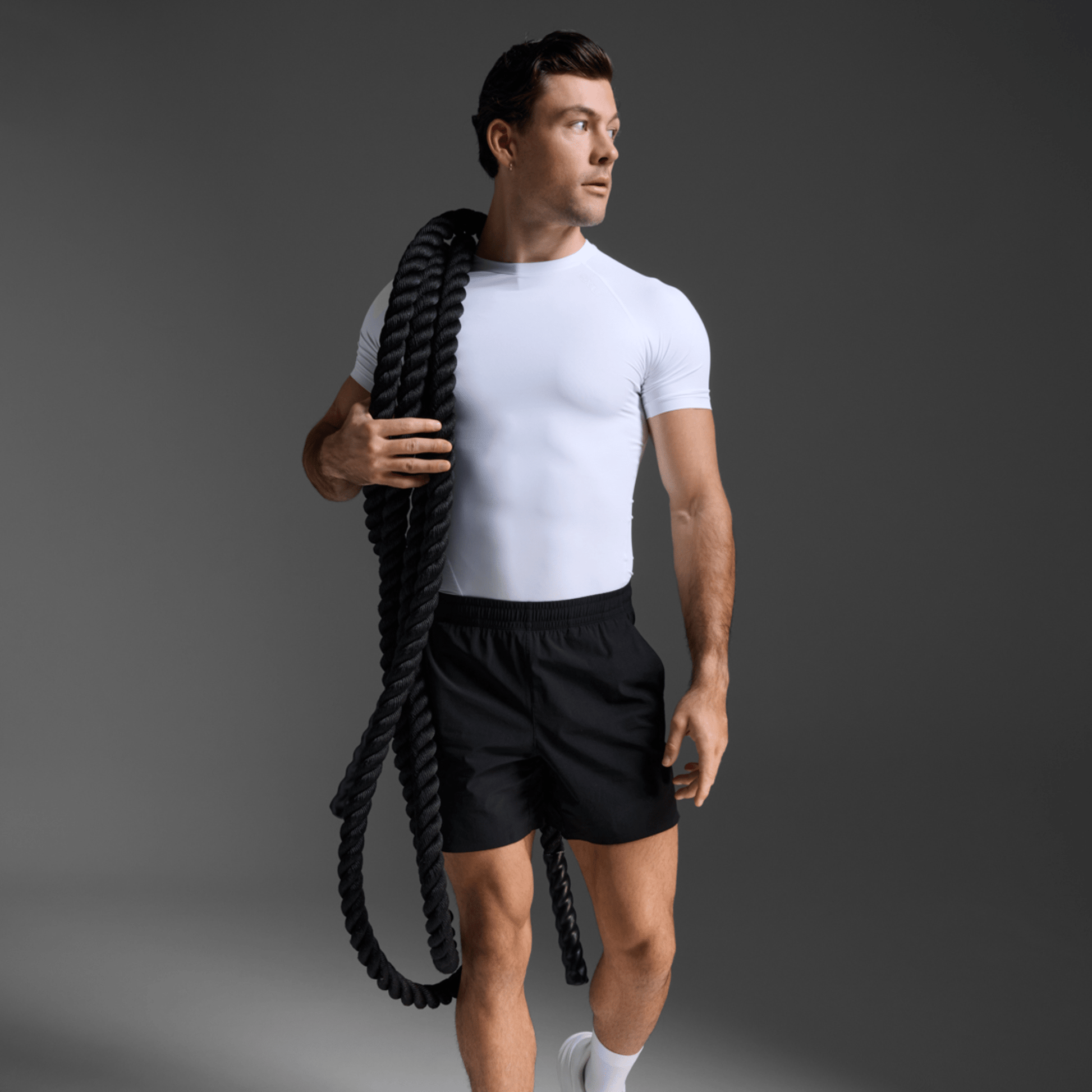 2XU South Africa - Men's Core Compression Short Sleeve - White/ White