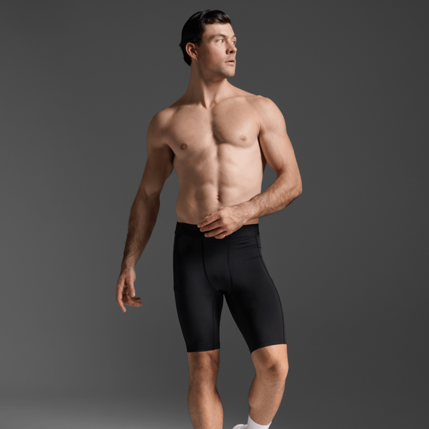2XU South Africa - Men's Base Layer Compression Shorts - Black/Nero