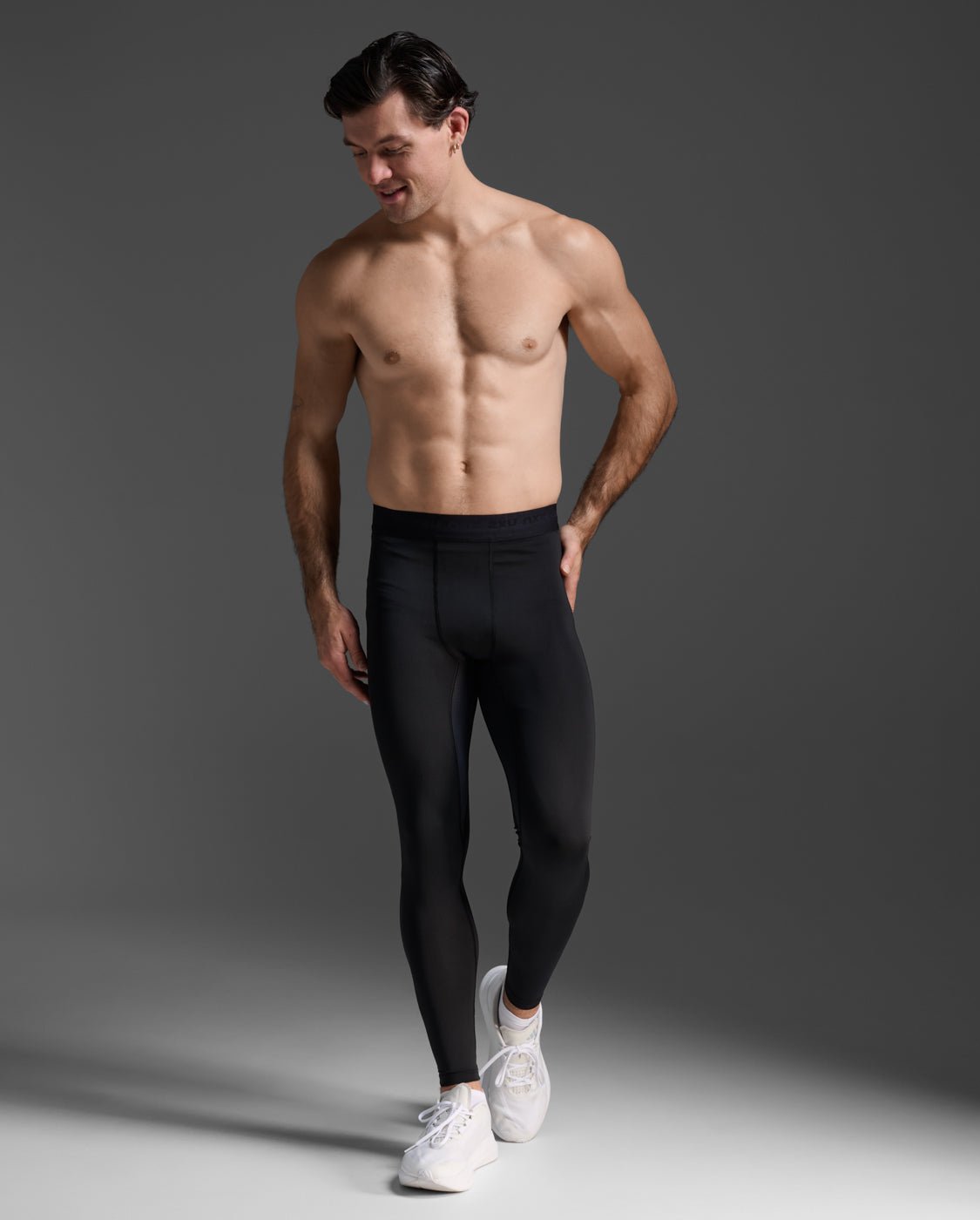 2XU South Africa - Men's Base Layer Compression Tight - Black/Nero