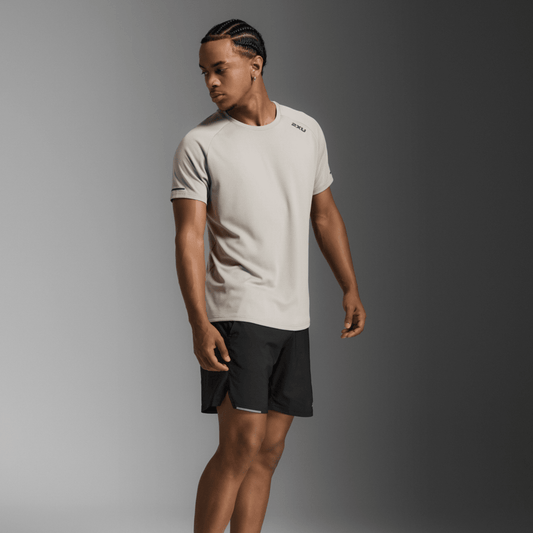 2XU South Africa - Men's Aero Tee - CAR/BRF